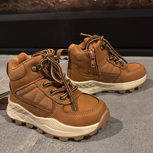 Ecko unltd Joseph Rugged ankle play/work boots,zipper/lace up,pull tab, toddler - Picture 6 of 10